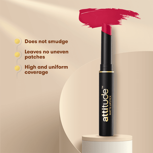 attitude™ Festive Glam Pack Matte Lipstick Playful Pink