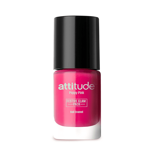 attitude™ Peppy Pink Festive Glam Pack Nail Enamel