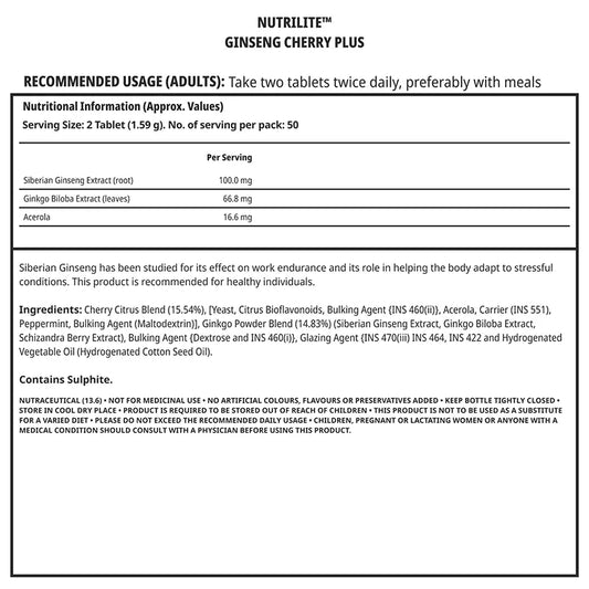 NUTRILITE® Ginseng Cherry Plus