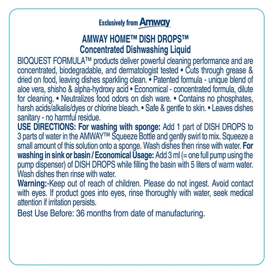 Amway™ Home Dish Drops Concentrated Dishwashing Liquid