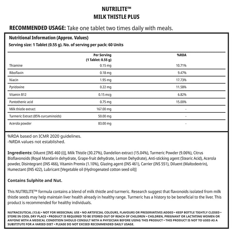 NUTRILITE® Milk Thistle Plus