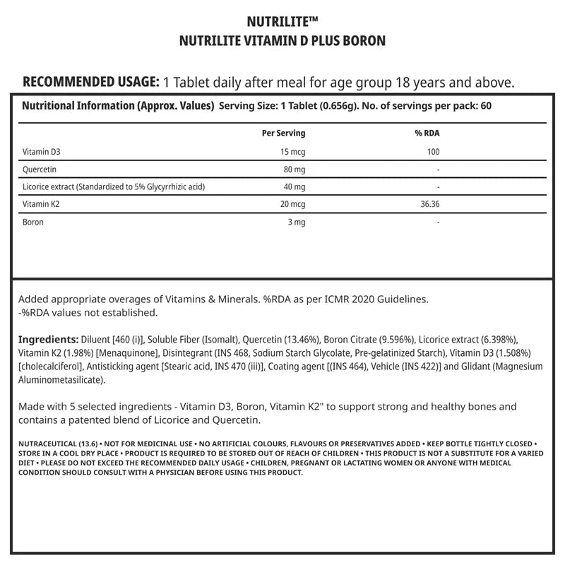 NUTRILITE® Vitamin D plus Boron