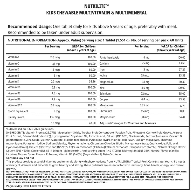 NUTRILITE® Nutrilite Kids Chewable Multivitamin & Multimineral