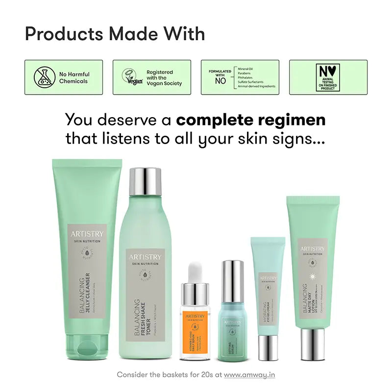 ARTISTRY™ Oily Skin* Morning Cleanser Toner Serums Moisturizer for 20s