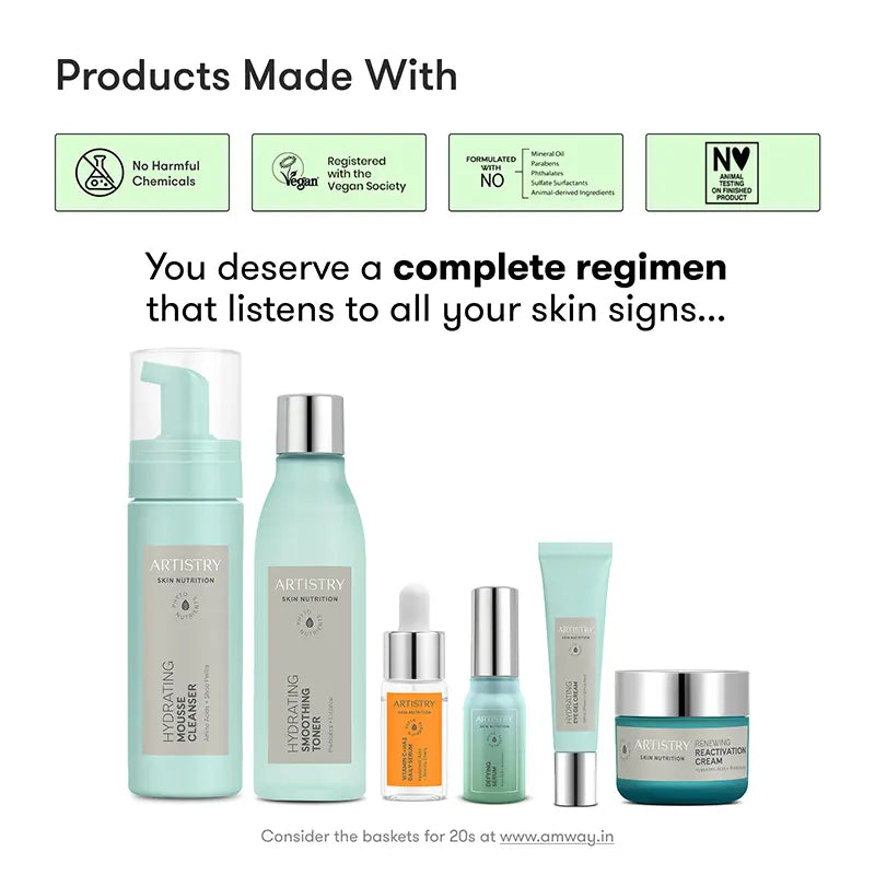 ARTISTRY™ Dry Skin* Night Cleanser Toner Serums Night Cream for 20s