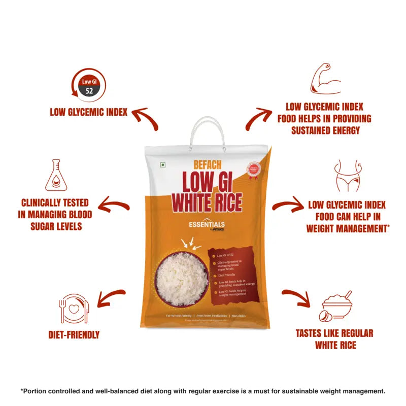 Essentials by Amway Befach Low GI White Rice