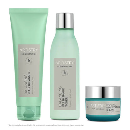 ARTISTRY™ Oily Skin* Night Cleanser Toner Night Cream for 20s