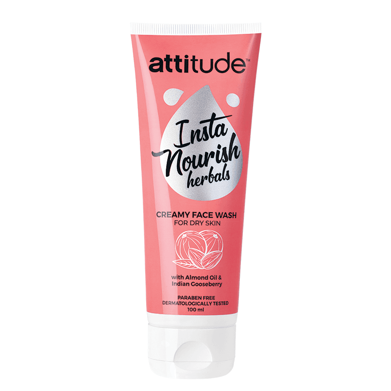 attitude™ Insta Nourish Herbals Creamy Face Wash