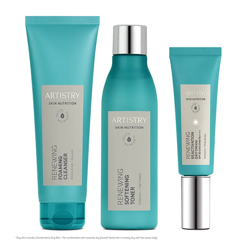ARTISTRY™ Dry Skin* Morning Cleanser Toner Moisturizer for 40+