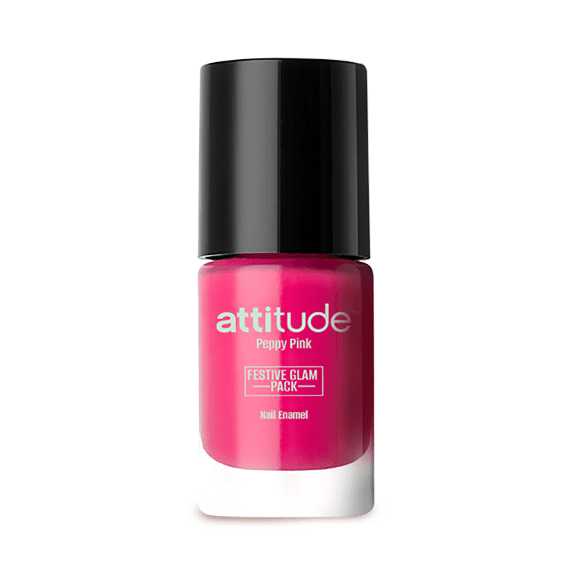attitude™ Peppy Pink Festive Glam Pack Nail Enamel