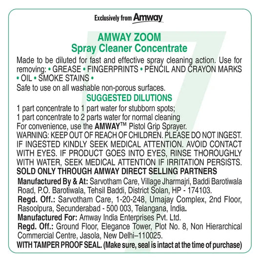 Amway™ Zoom Concentrate Liquid