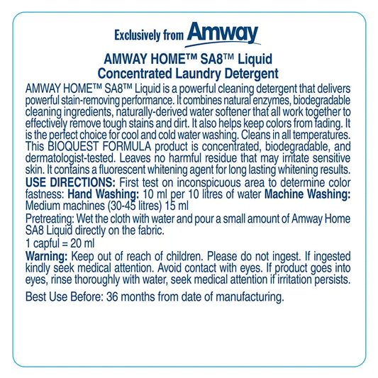 Amway™ Home SA8™ Liquid Concentrated Laundry Detergent