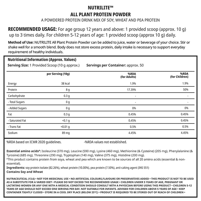 NUTRILITE® All Plant Protein Powder