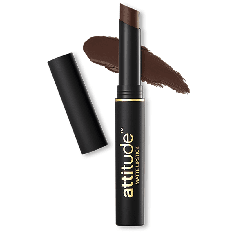 attitude™ Festive Glam Pack Matte Lipstick Cappuccino Brown