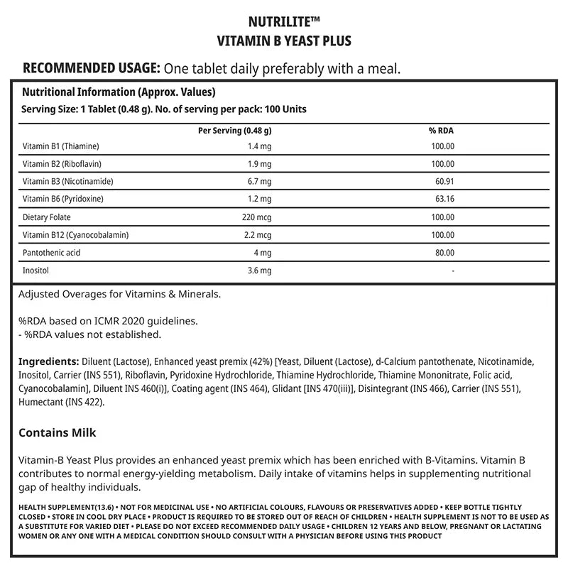 NUTRILITE® Vitamin B Yeast Plus
