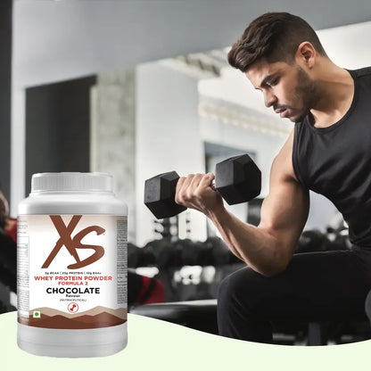 XS Whey Protein Powder Formula 2 Chocolate
