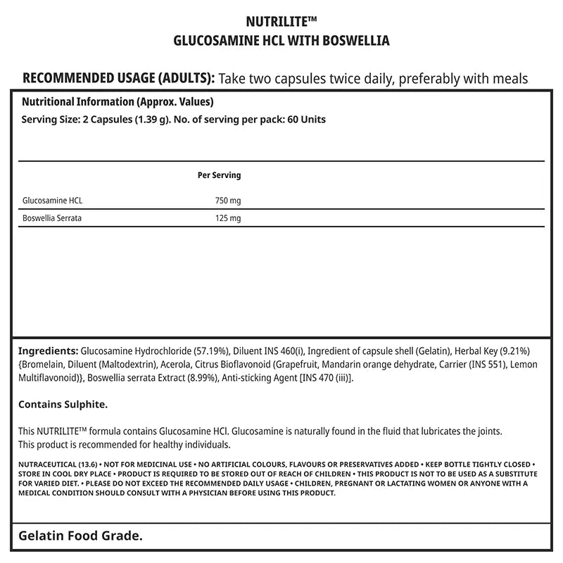 NUTRILITE® Glucosamine HCL with Boswellia