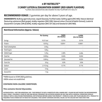 n by Nutrilite™ I Candy Lutein & Zeaxanthin Gummy