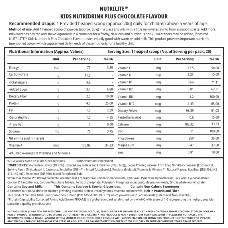 NUTRILITE® Kids NutriDrink Plus – Chocolate Flavor