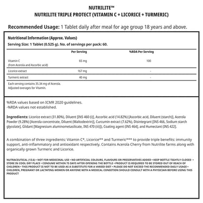 NUTRILITE® Triple Protect (Vitamin C + Licorice + Turmeric)