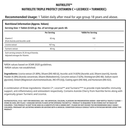 NUTRILITE® Triple Protect (Vitamin C + Licorice + Turmeric)