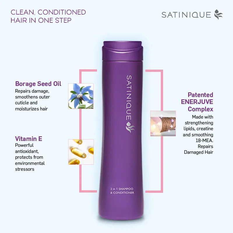 SATINIQUE™ 2-in-1 Shampoo & Conditioner
