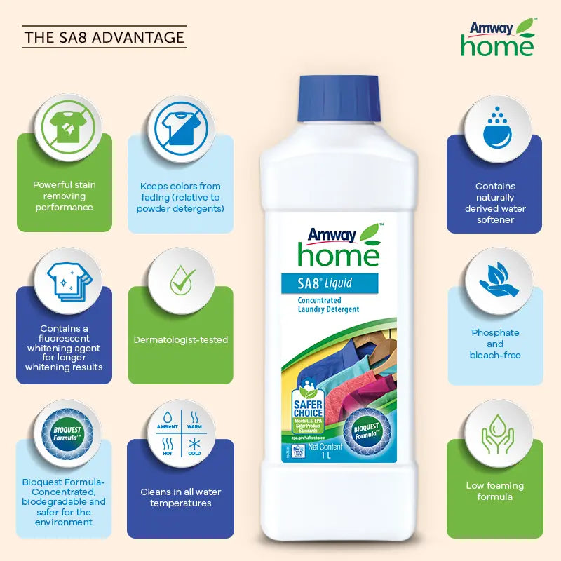 Amway™ Home SA8™ Liquid Concentrated Laundry Detergent