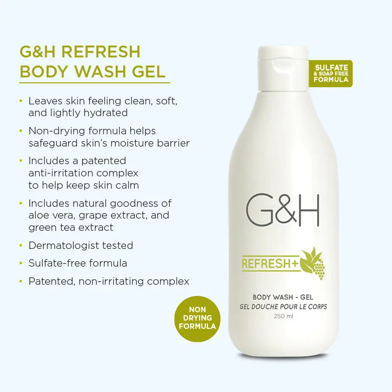 G&H Refresh+ Body Wash - Gel