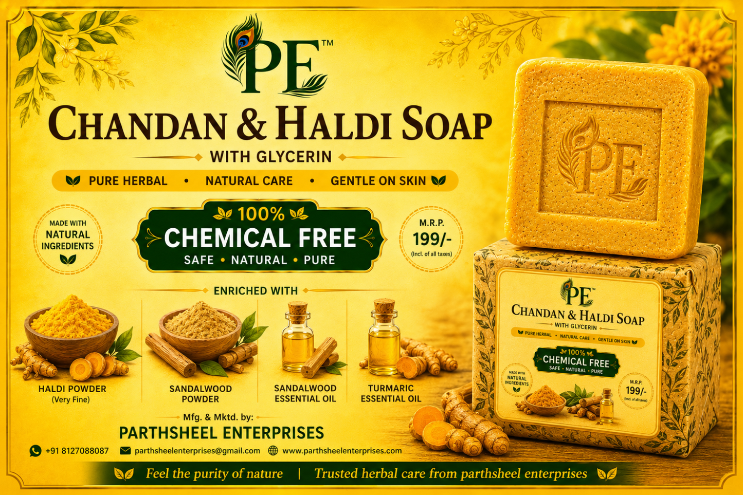 Haldi Chandan Herbal Soap