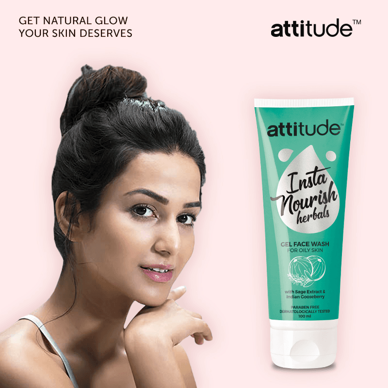 attitude™ Insta Nourish Herbals Gel Face Wash