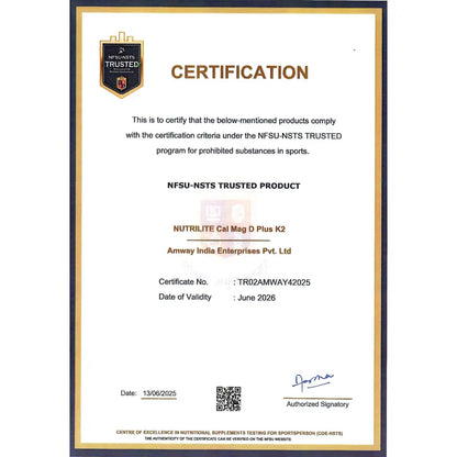 NUTRILITE® Cal Mag D Plus K2