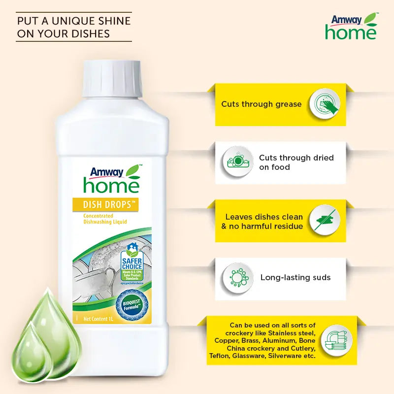 Amway™ Home Dish Drops Concentrated Dishwashing Liquid