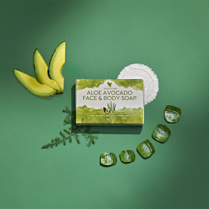 ALOE AVOCADO FACE AND BODY SOAP