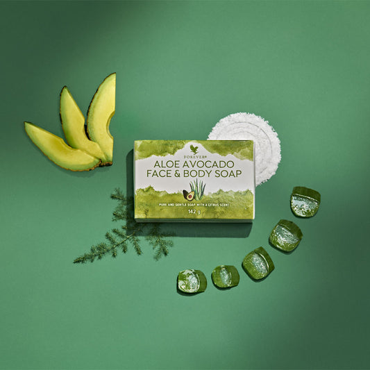 ALOE AVOCADO FACE AND BODY SOAP