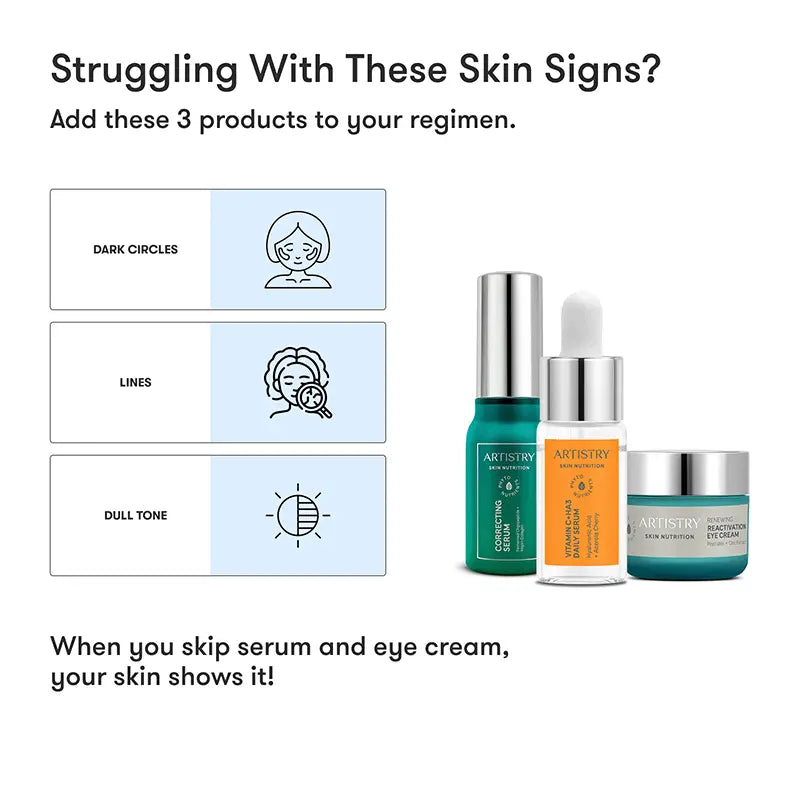 ARTISTRY™ Dry Skin* Morning Cleanser Toner Moisturizer for 40+