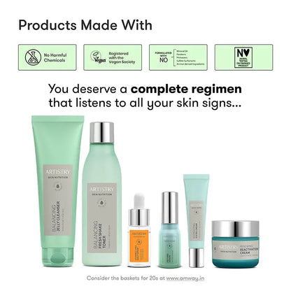 ARTISTRY™ Oily Skin* Night Cleanser Toner Serums Night Cream for 20s