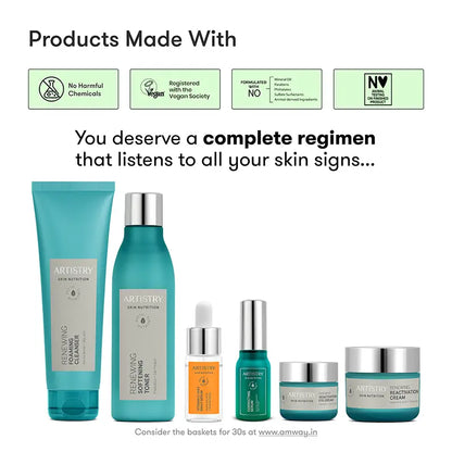 ARTISTRY™ Dry Skin* Night Cleanser Toner Night Cream for 30s