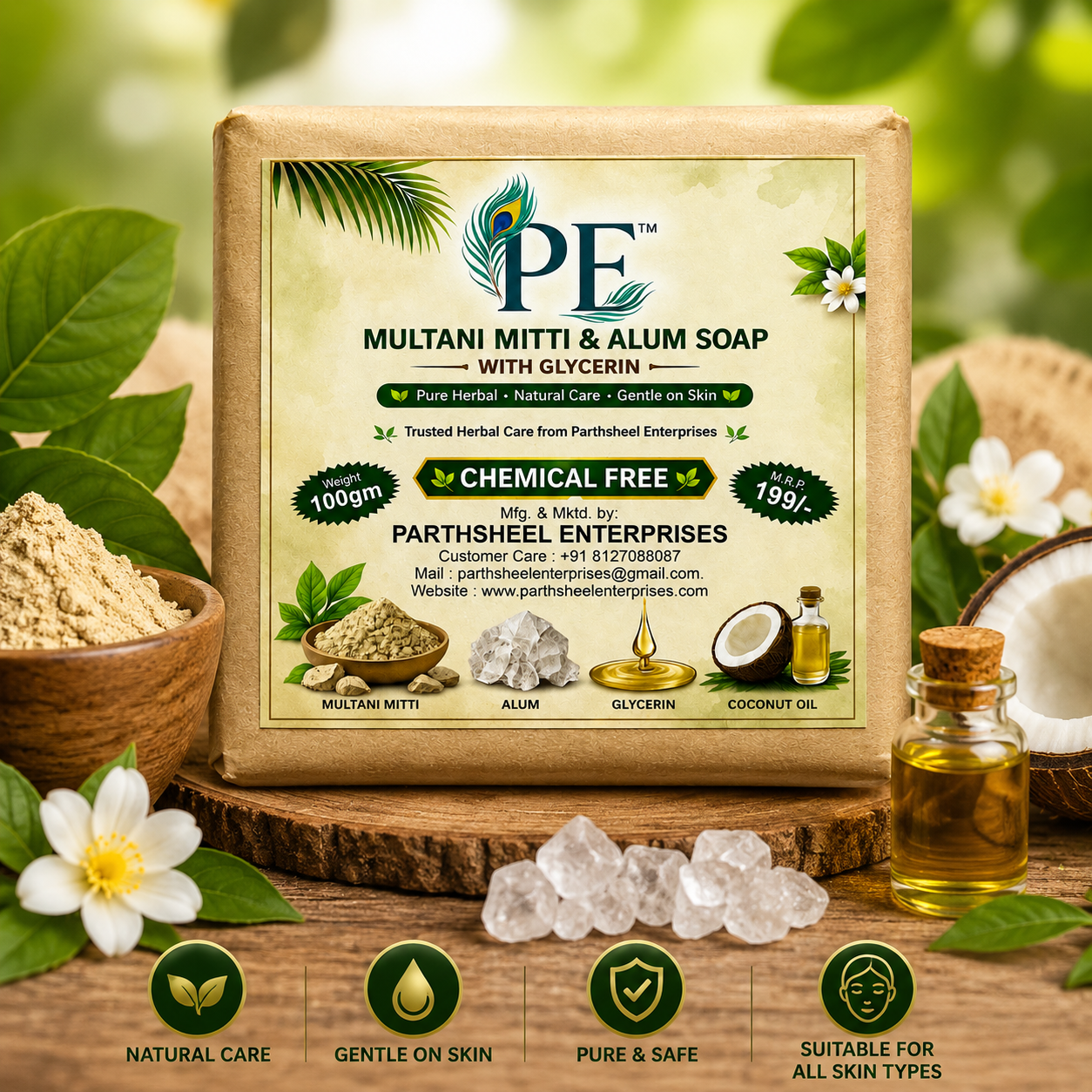 Multani Mitti + Fitkari Soap