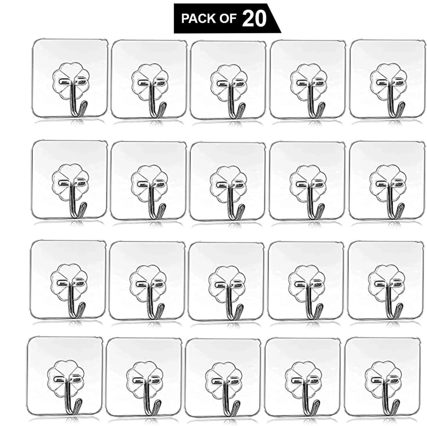 Strong Self Sticky Wall 5kg Load Capacity for Kitchen And Bathroom Hook